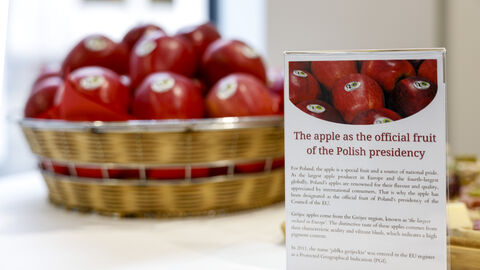 Die polnische Ratspräsidentschaft 2025 - Äpfel