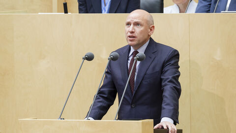 Rede Minister Manfred Pentz am 23. Mai 2025 im Bundesrat