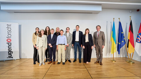Gruppenfoto Jugend forscht 2025