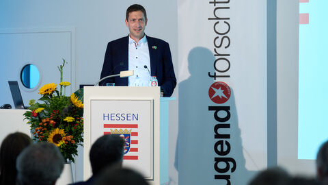 Oliver Karplak, Landeswettbewerbsleiter Jugend forscht Hessen, Jugend forscht 2025 in Brüssel Oliver Karplak, Landeswettbewerbsleiter Jugend forscht Hessen, Jugend forscht 2025 in Brüssel