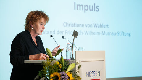 Impuls von Frau Christiane von Wahlert, Vorstand der Friedrich-Wilhelm-Murnau-Stiftung
