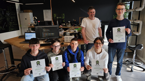 Nach erfolgreicher Challenge gibt es makeIT Zertifikate