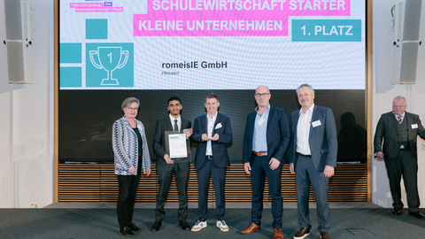 Preisverleihung SCHULEWIRTSCHAFT im Bundeswirtschaftsministerium 2024