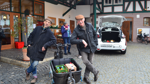 Einkaufen mit dem Car- und Bike-Sharing des Dorfladens Einkaufen mit dem Car- und Bike-Sharing des Dorfladens