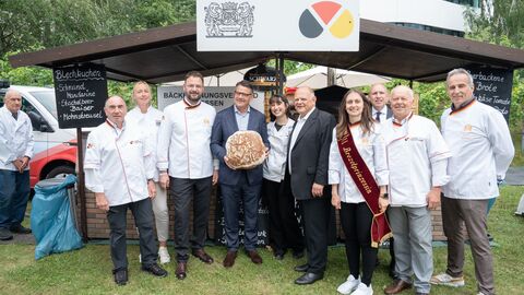 Frisches Brot gab es am Stand des Hessischen Bäckerinnungsverbands 