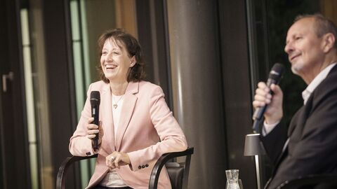 Zwei Historiker unter sich: Dr. Astrid Mannes und Prof. Dr. Michael Wala