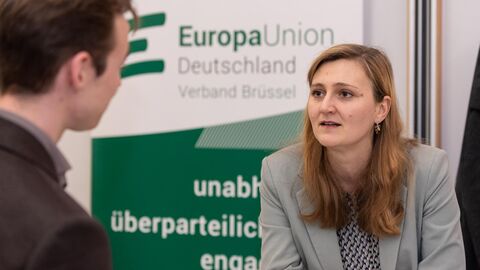 Karrieremesse in der Landesvertretung - Stand Europa Union