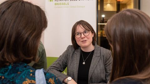 Karrieremesse in der Landesvertretung - Stand Heinrich Böll Stiftung