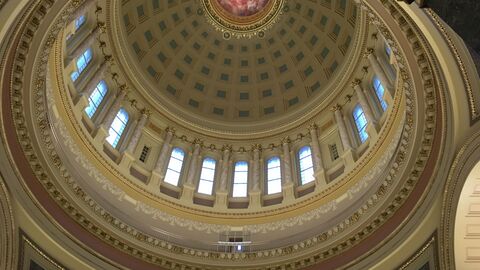 Kuppel des Capitols von unten