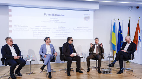 Podiumsdiskussion - Hessische Impulse für eine effiziente und wettbewerbsfähige Umweltpolitik – Ein Beitrag zur Ausgestaltung des Umwelt-Omnibus“ in der Reihe „Sounding Board konkret“
