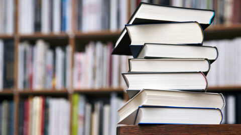 Bücher Ein Stapel Bücher