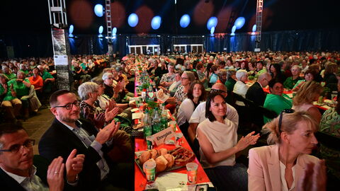 Tolles Publikum beim Landfrauentag.