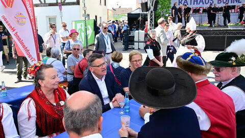  Ministerpräsident Boris Rhein eröffnet Hessentag 2023 in Pfungstadt