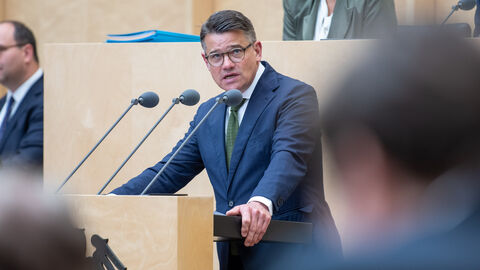 Boris Rhein spricht vor Bundesrat