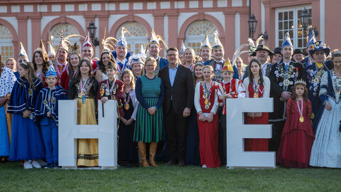 Empfang für die „Hessischen Tollitäten“ 2025