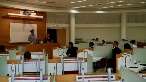 Ein Hörsaal des Instituts des Sciences de la Vigne et du Vin