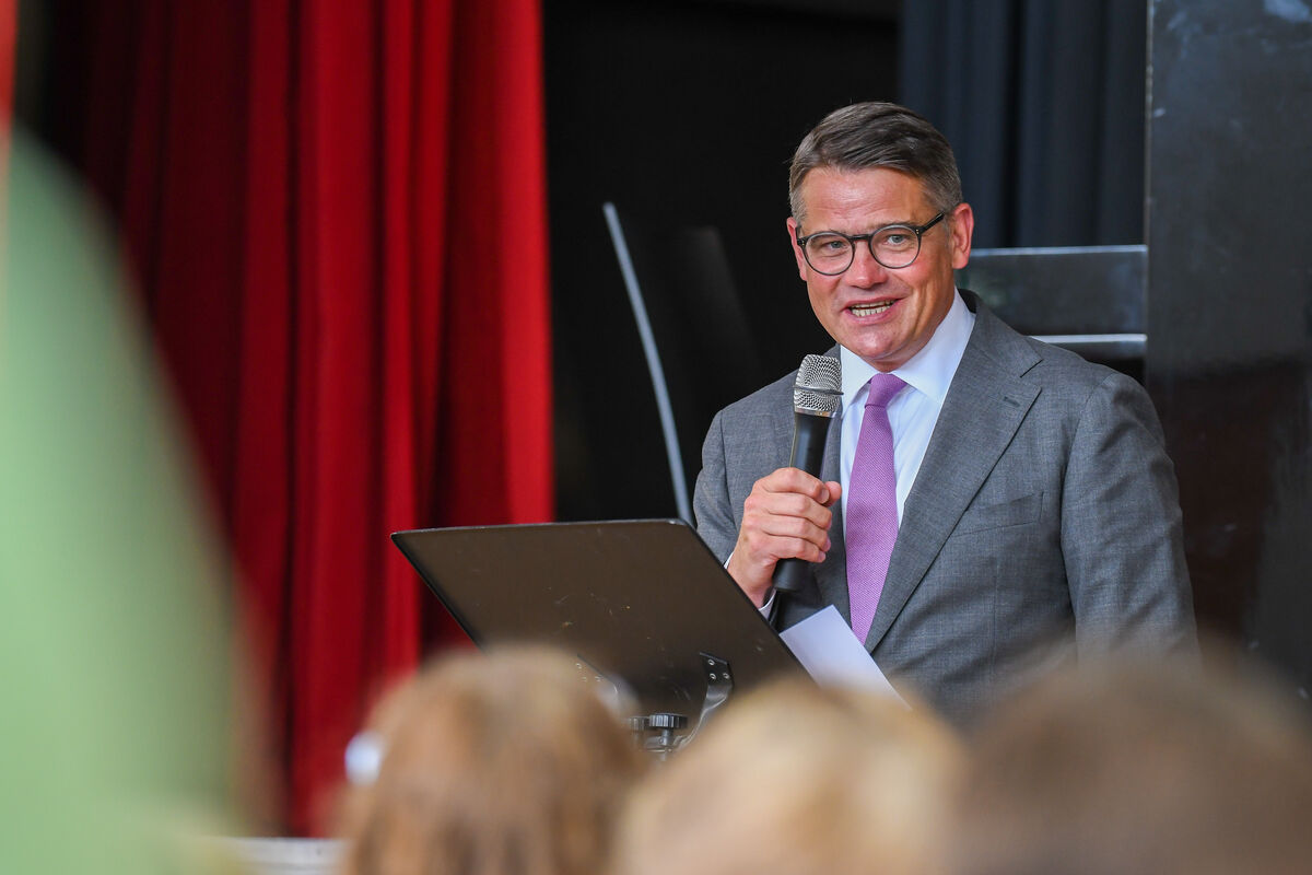 Ministerpräsident Rhein beim Besuch